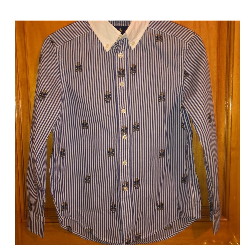🎠 Boys Ralph Lauren Polo button up shirt